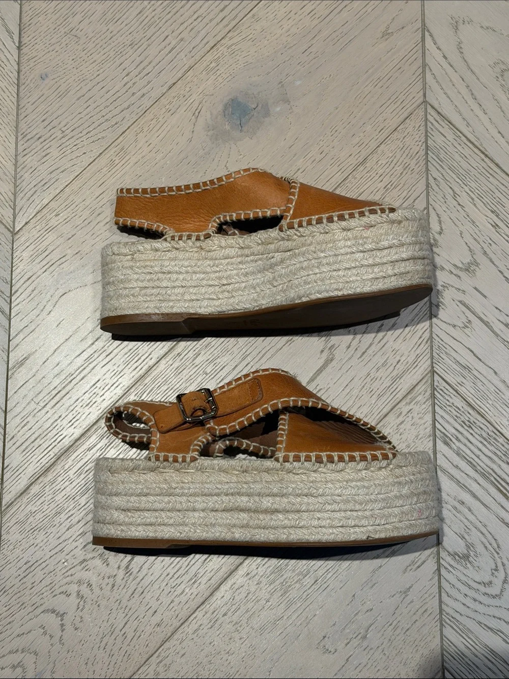 Chloé Leather Espadrilles size 36